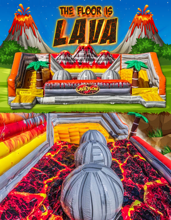 The Floor is Lava Wipeout Game Rental