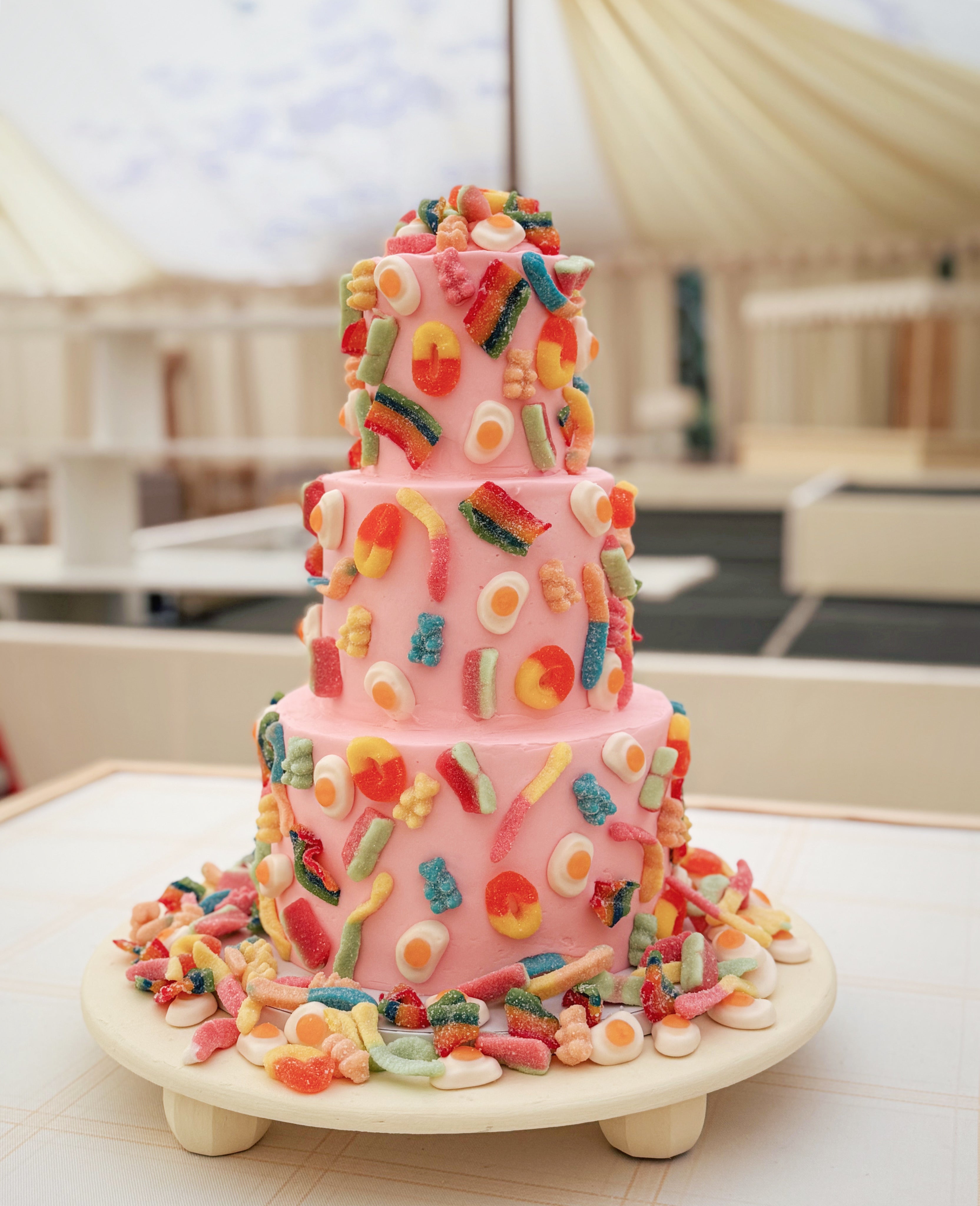 Three Tier Custom Event Cake