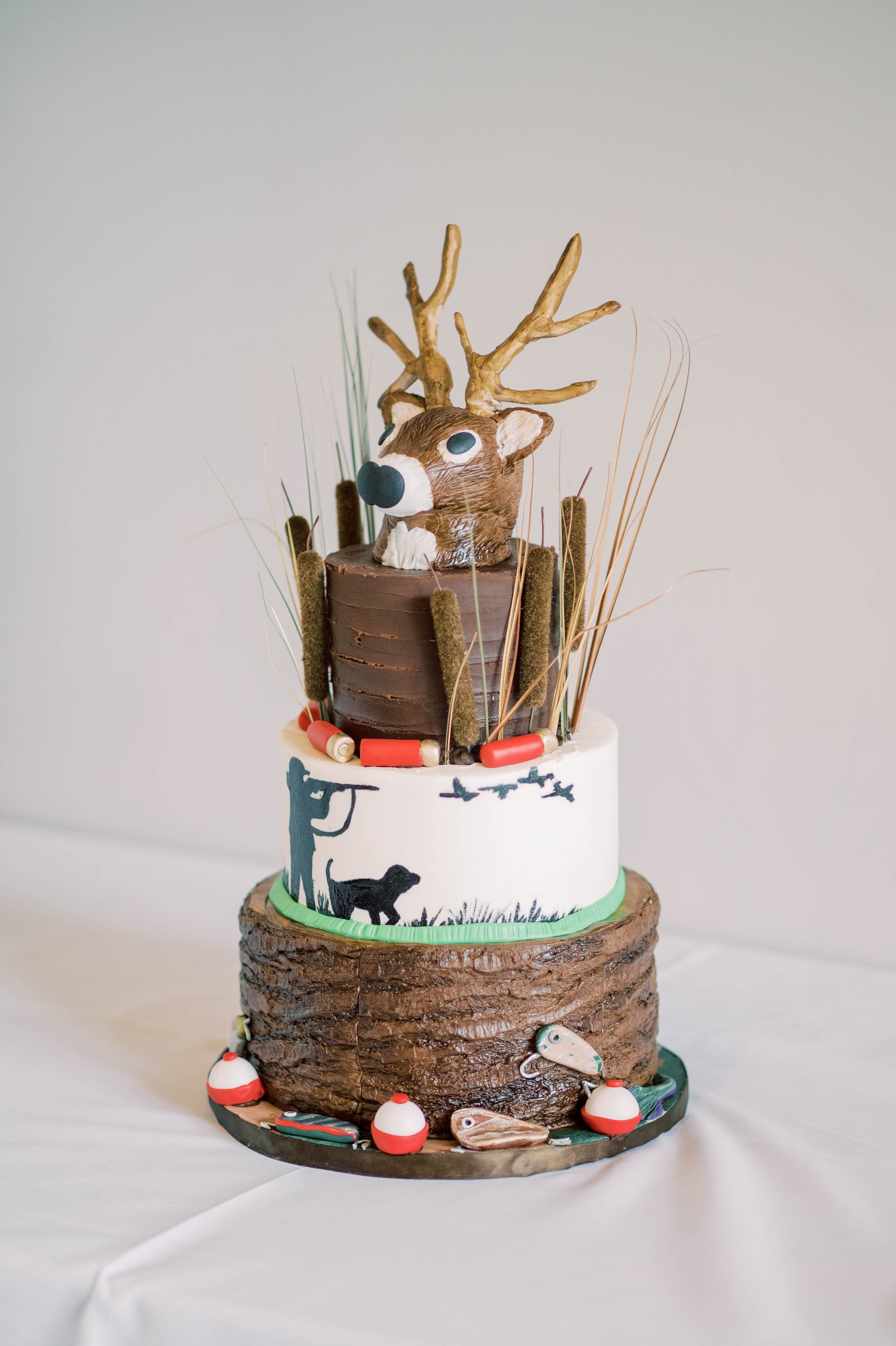 Three Tier Custom Event Cake