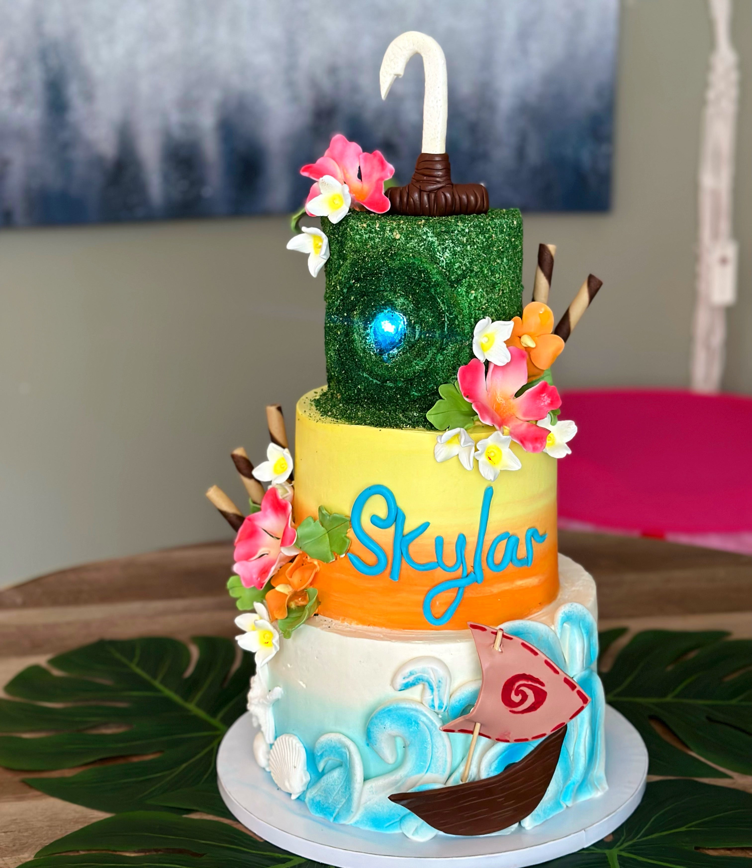 Three Tier Custom Event Cake