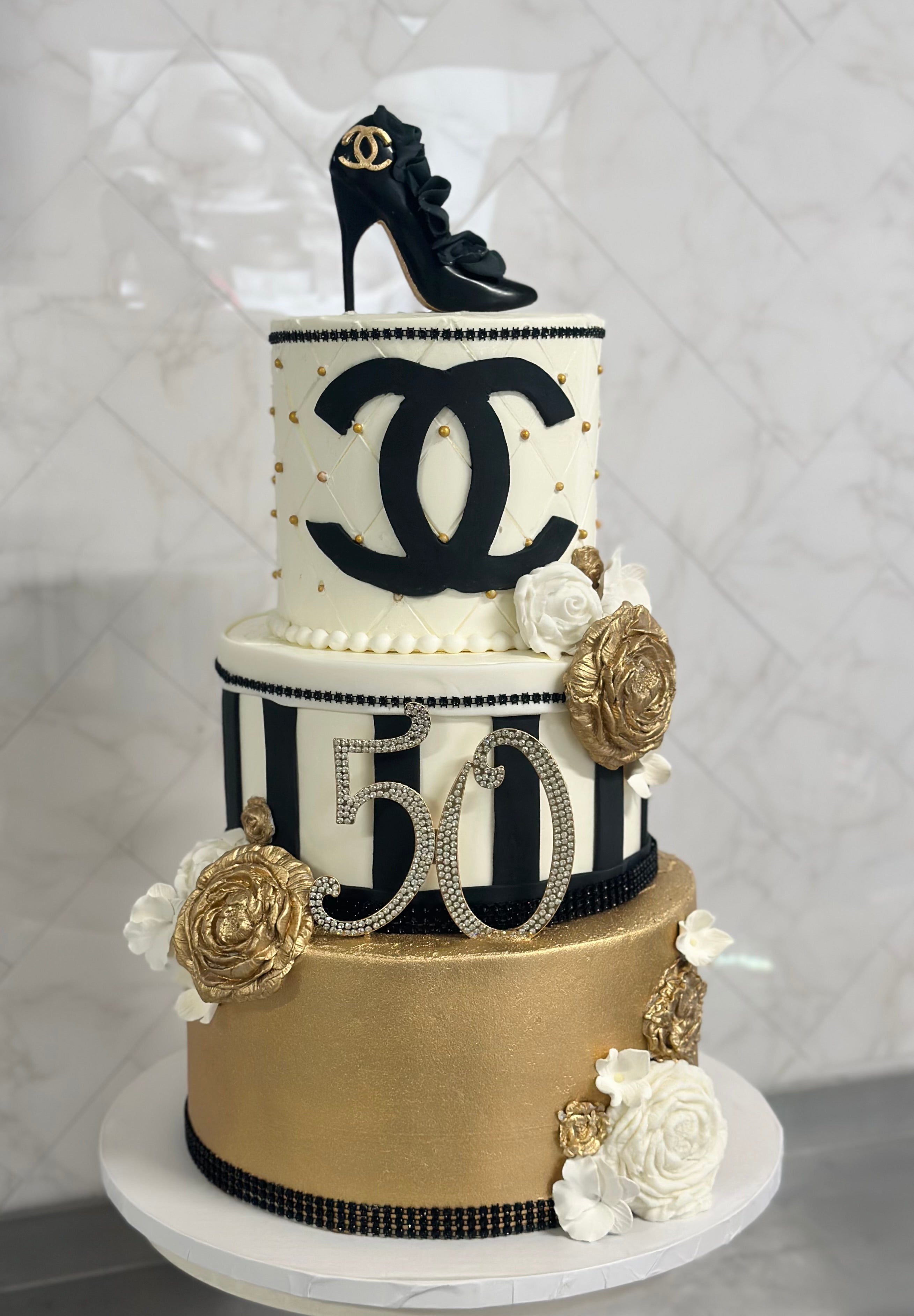 Three Tier Custom Event Cake