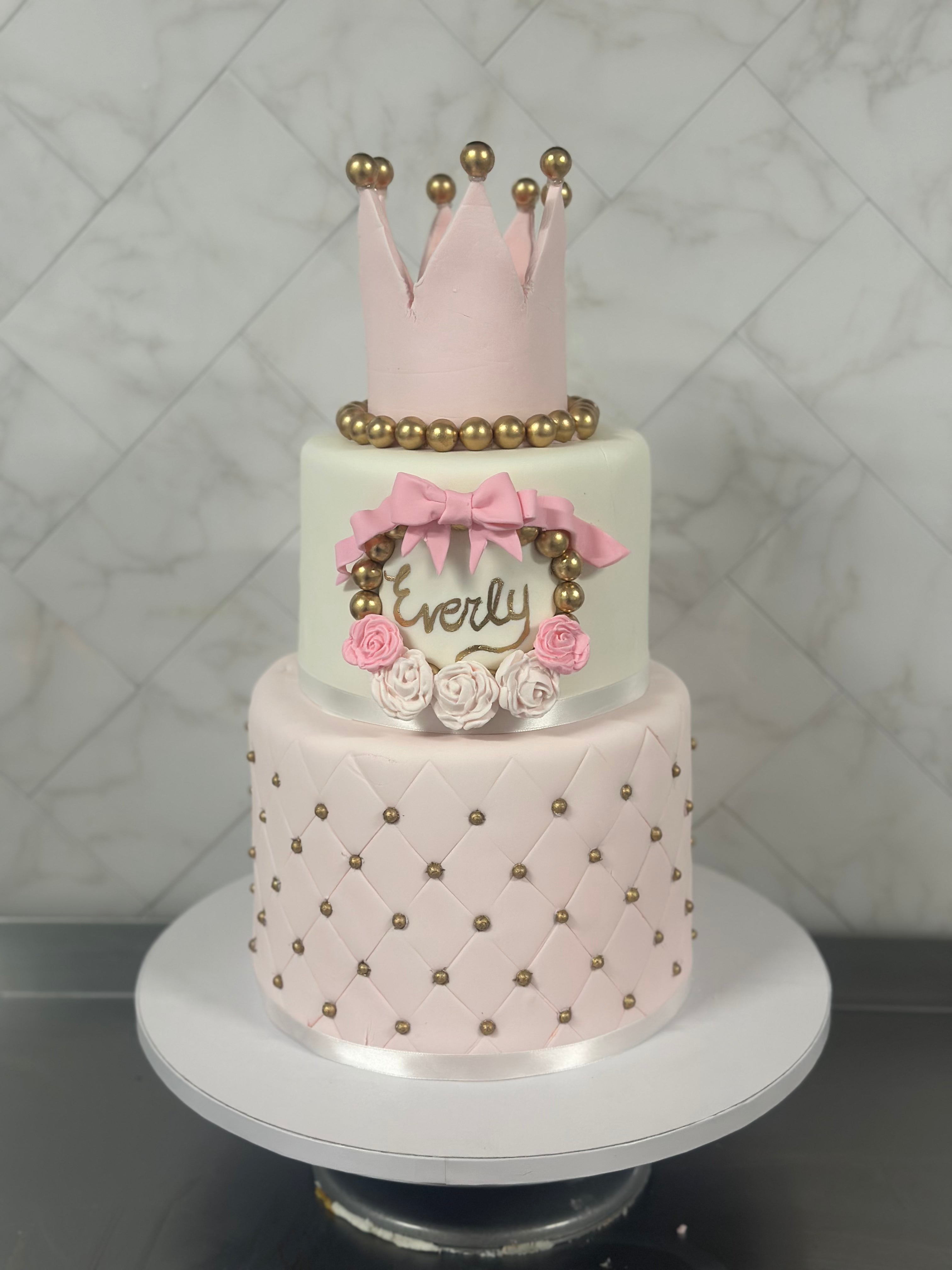 Two Tier Custom Cake