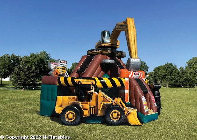 Construction Zone XL Bounce & Slide Combo