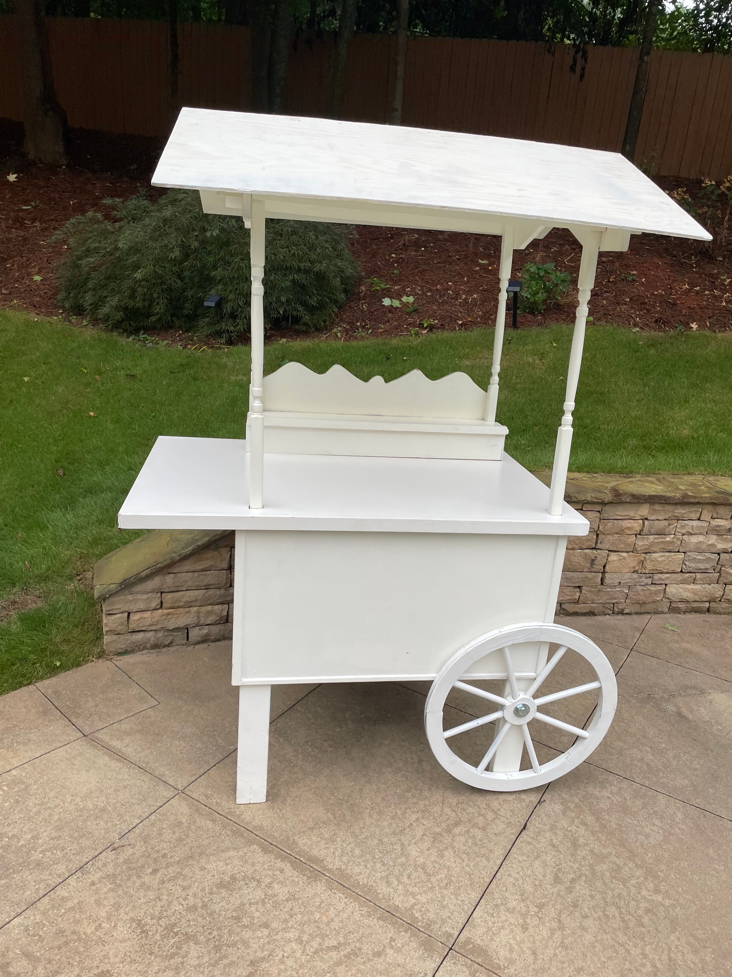 Wooden Dessert Cart (Rental Only)