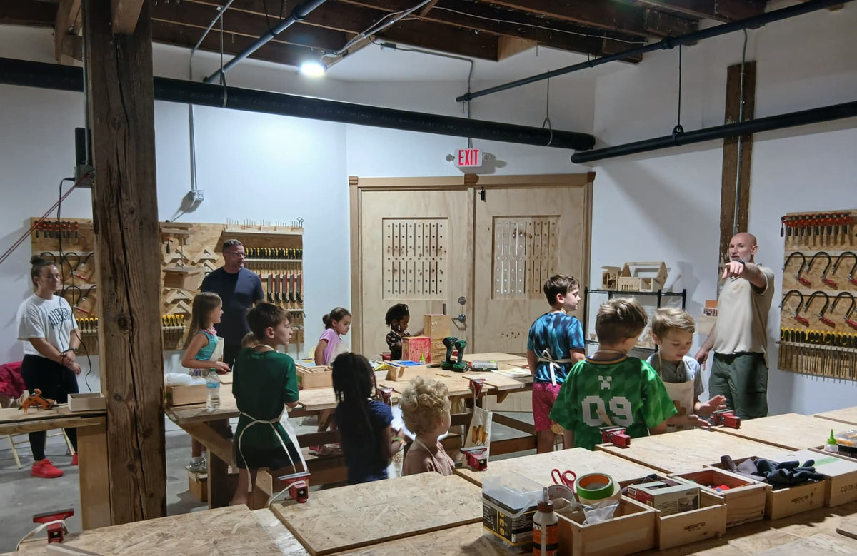 Woodworking Workshop Party at Wood Wizards Atlanta