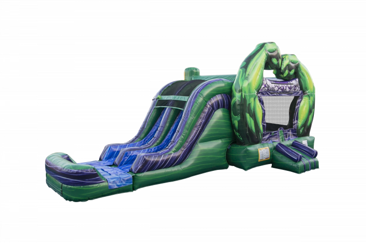 The Hulk Smash Combo with Dual Lane Slide