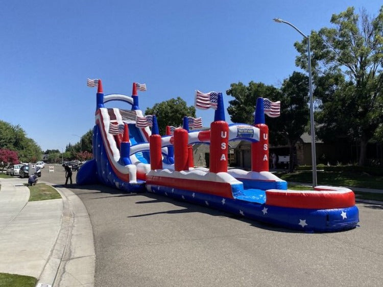 22' All American Water Slide w/ Slip N Slide