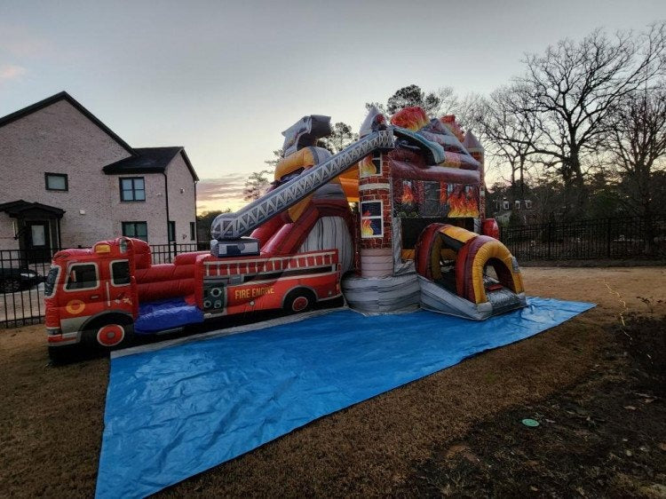 Fire Truck Bounce and Slide
