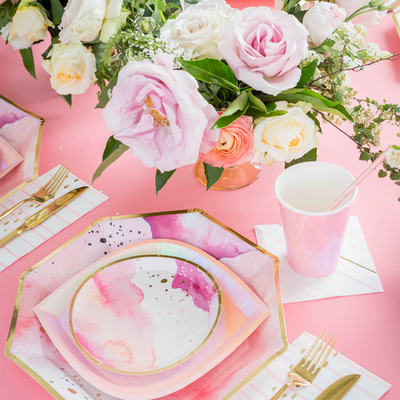 Pretty in Pink Charger Plates