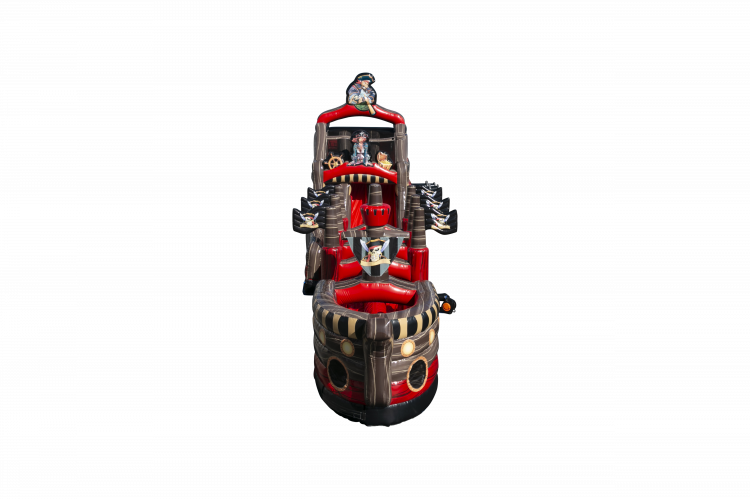 22' The Black Pearl Dual Lane Water Slide