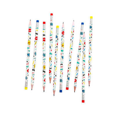 Superhero Pencil Set