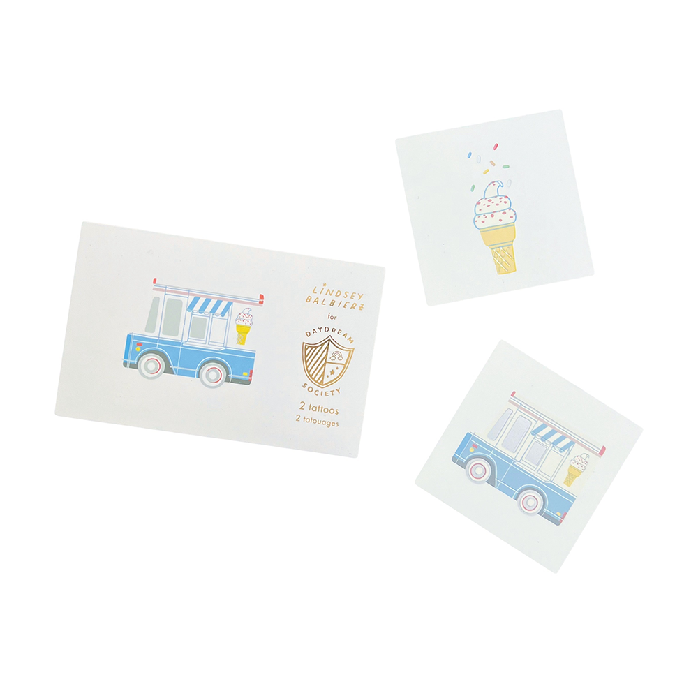 Ice Cream Dreams Temporary Tattoos - Confetti Jar