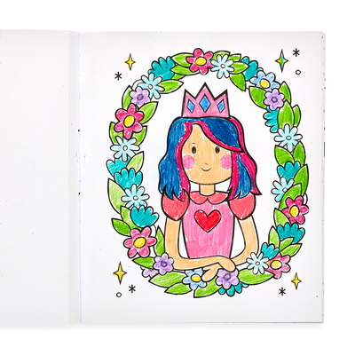 Princesses and Fairies Coloring Book