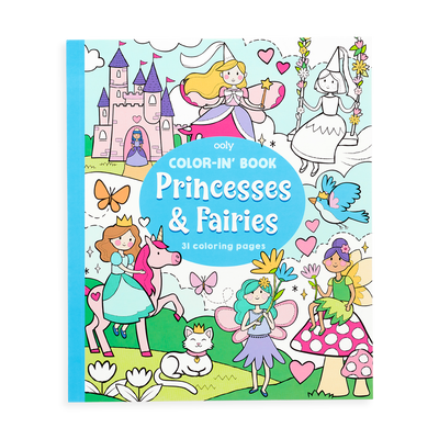 Princesses and Fairies Coloring Book