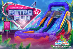 12' Retro Fun Dry Inflatable Slide
