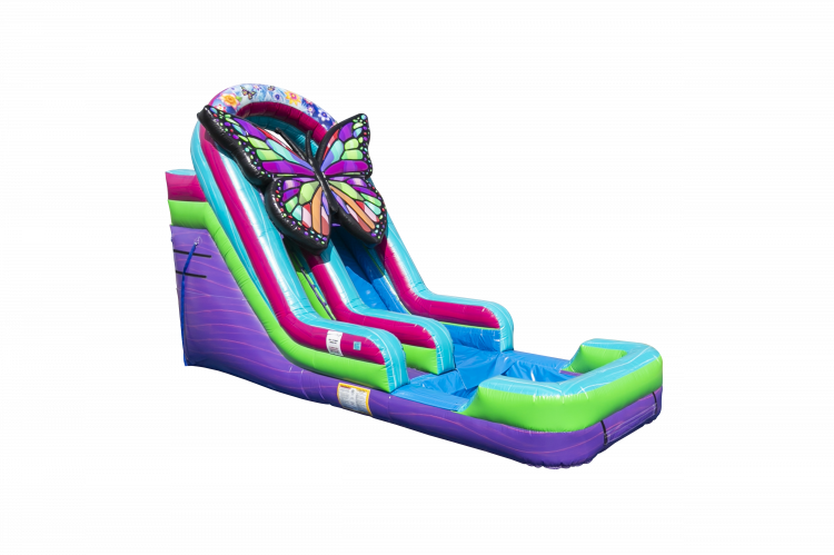 15' 3D Butterfly Dry Slide