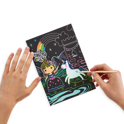 Princess Garden Scratch and Scribble Scratch Art Kit
