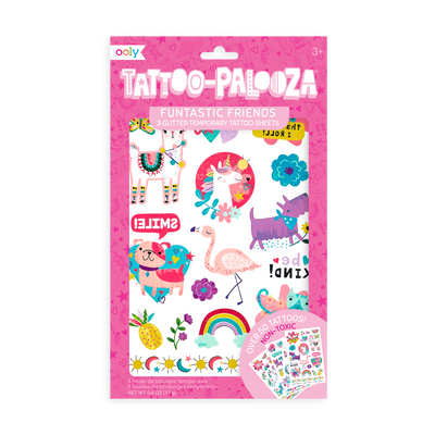 Tattoo-Palooza Temporary Tattoos - Funtastic Friends