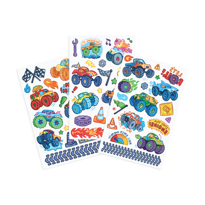 Tattoo-Palooza Temporary Tattoos - Monster Truck