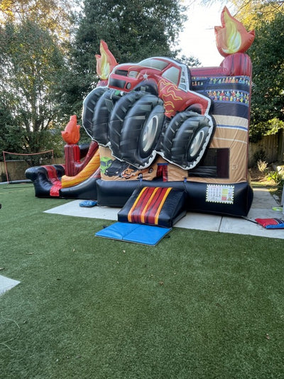 The Digger Monster Truck Bounce and Slide