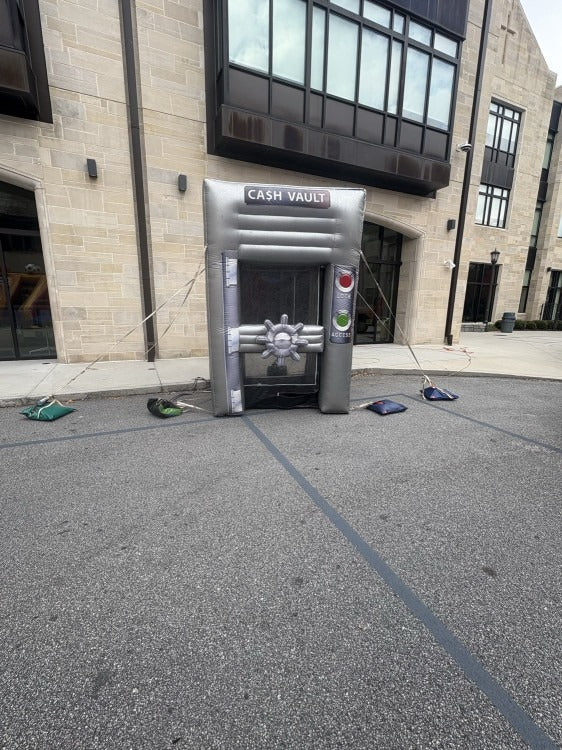 Cash Vault Money Blowing Machine