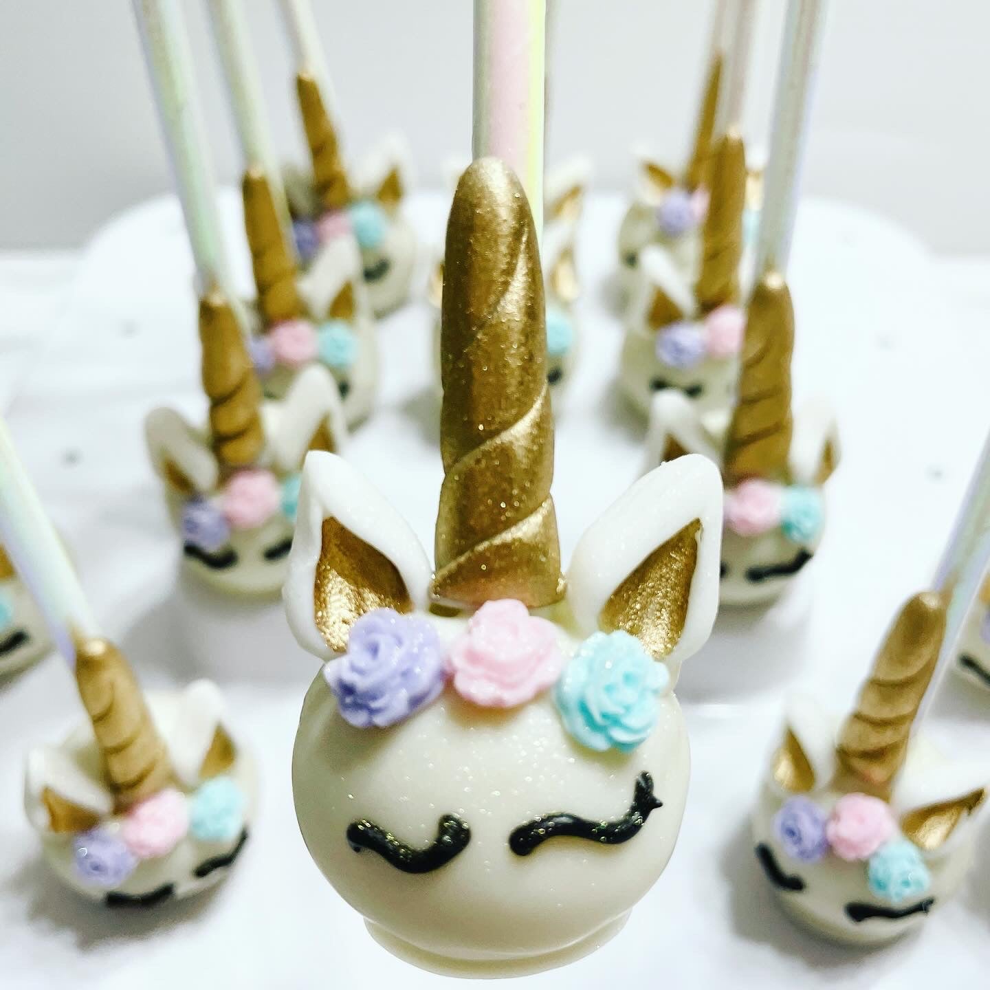 Unicorn & Rainbows Cake Pops - 2 Dozen!
