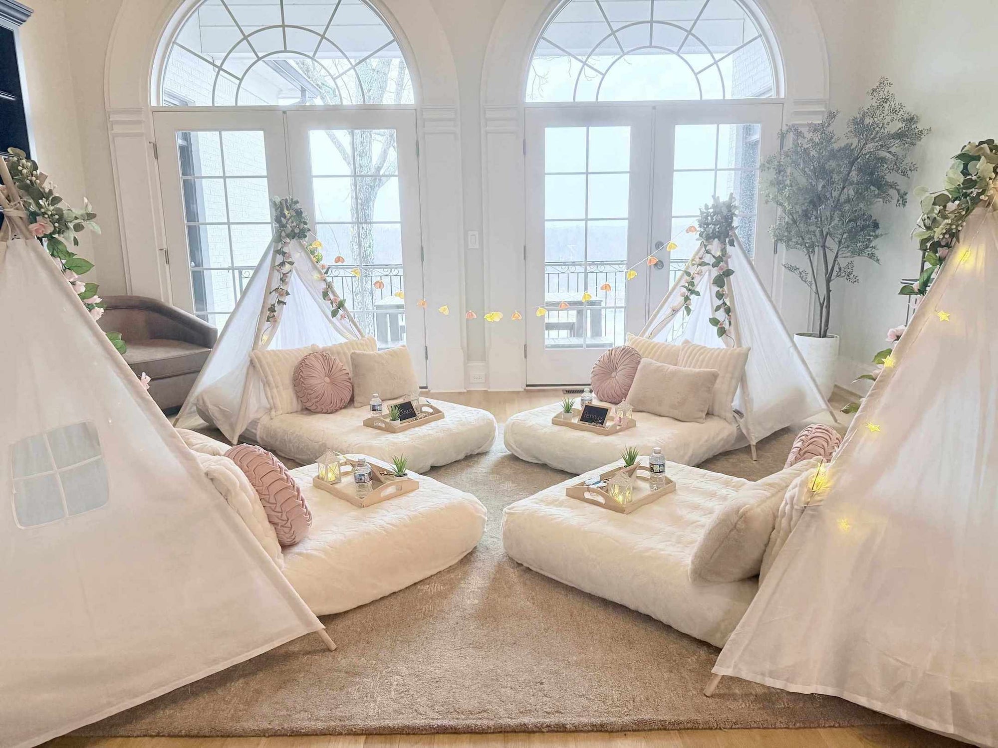 Themed Slumber Party Teepees