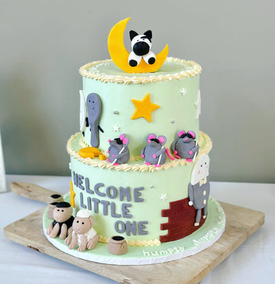 2 tier custom cake