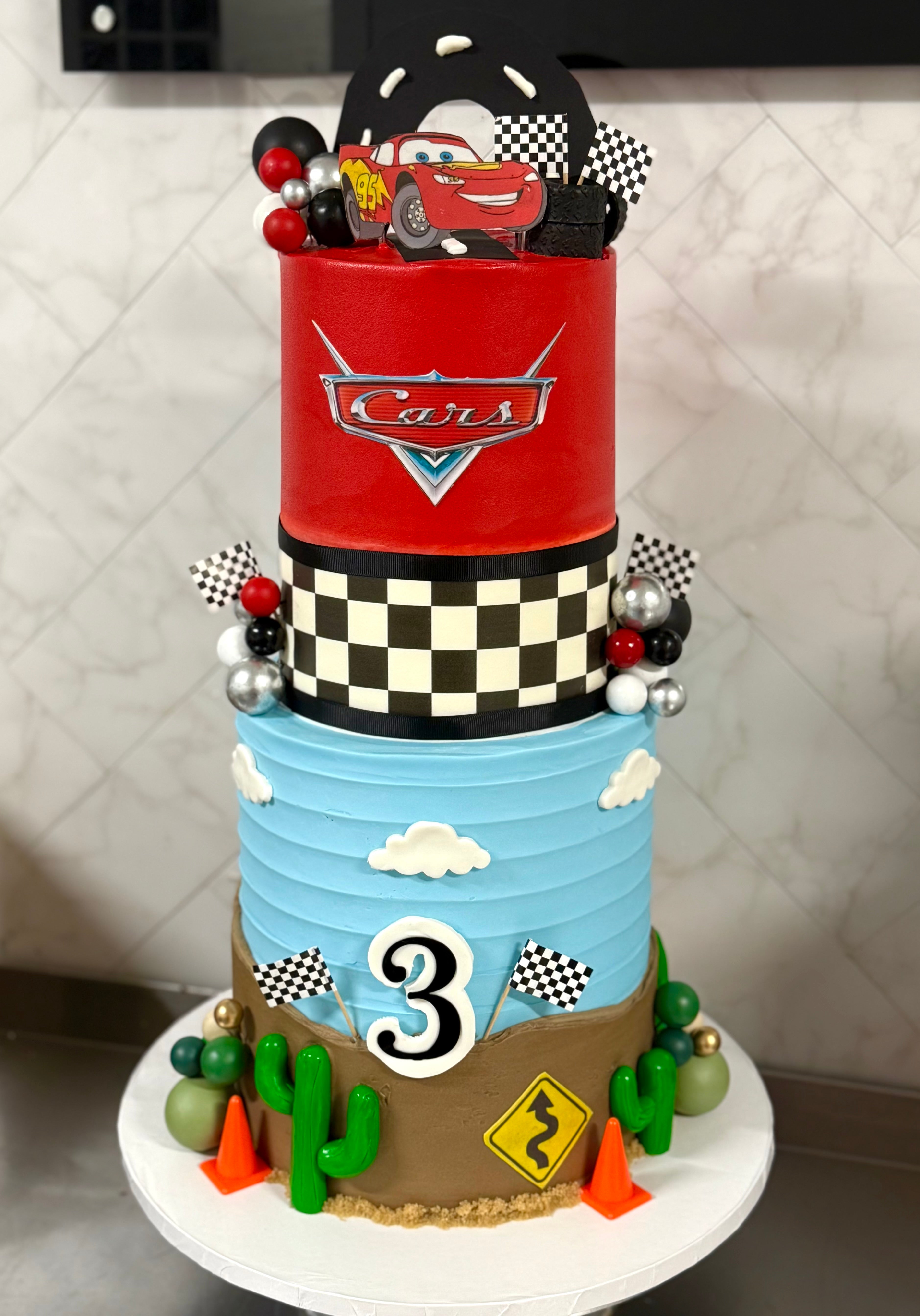 2 tier custom cake