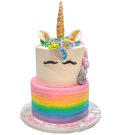2 tier custom cake