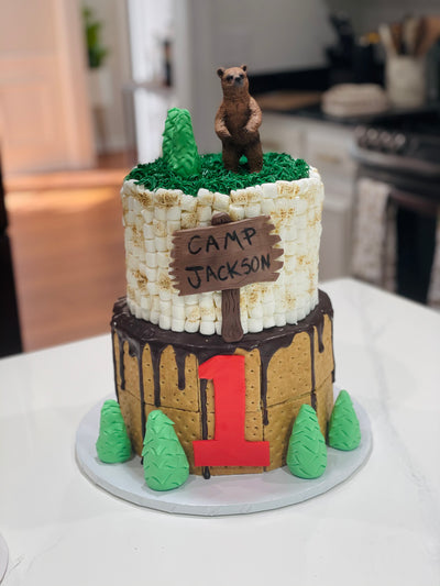 2 tier custom cake