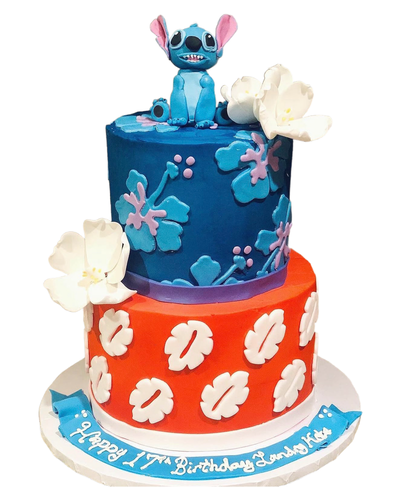 2 tier custom cake