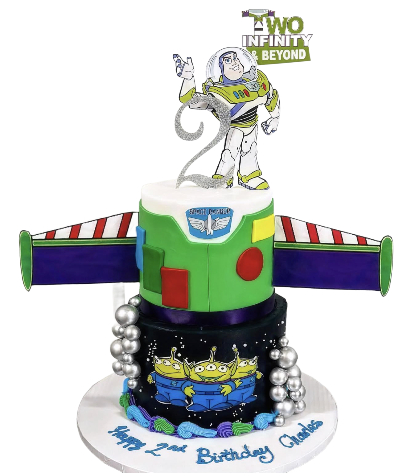 2 tier custom cake