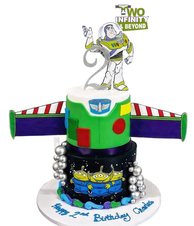 2 tier custom cake