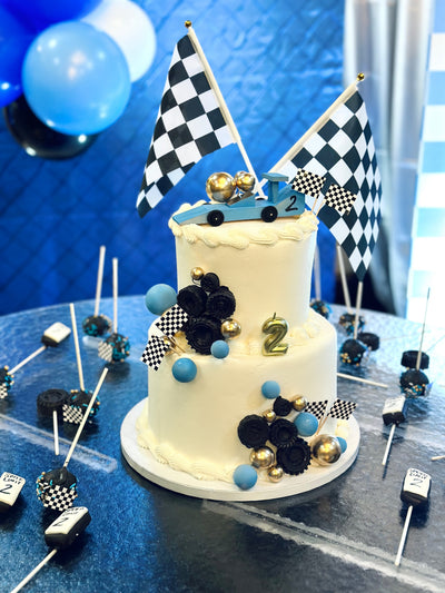 2 tier custom cake