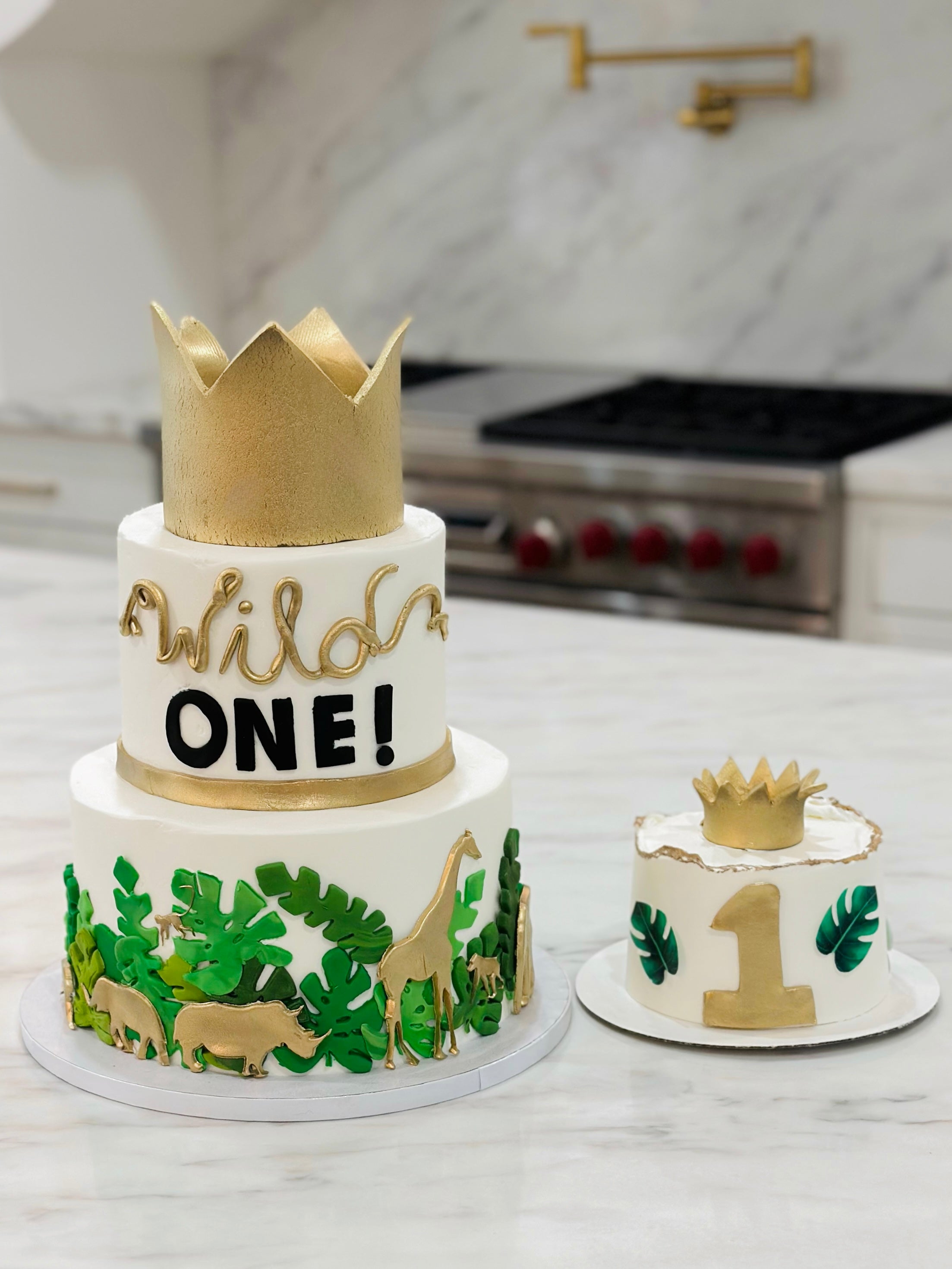 2 tier custom cake