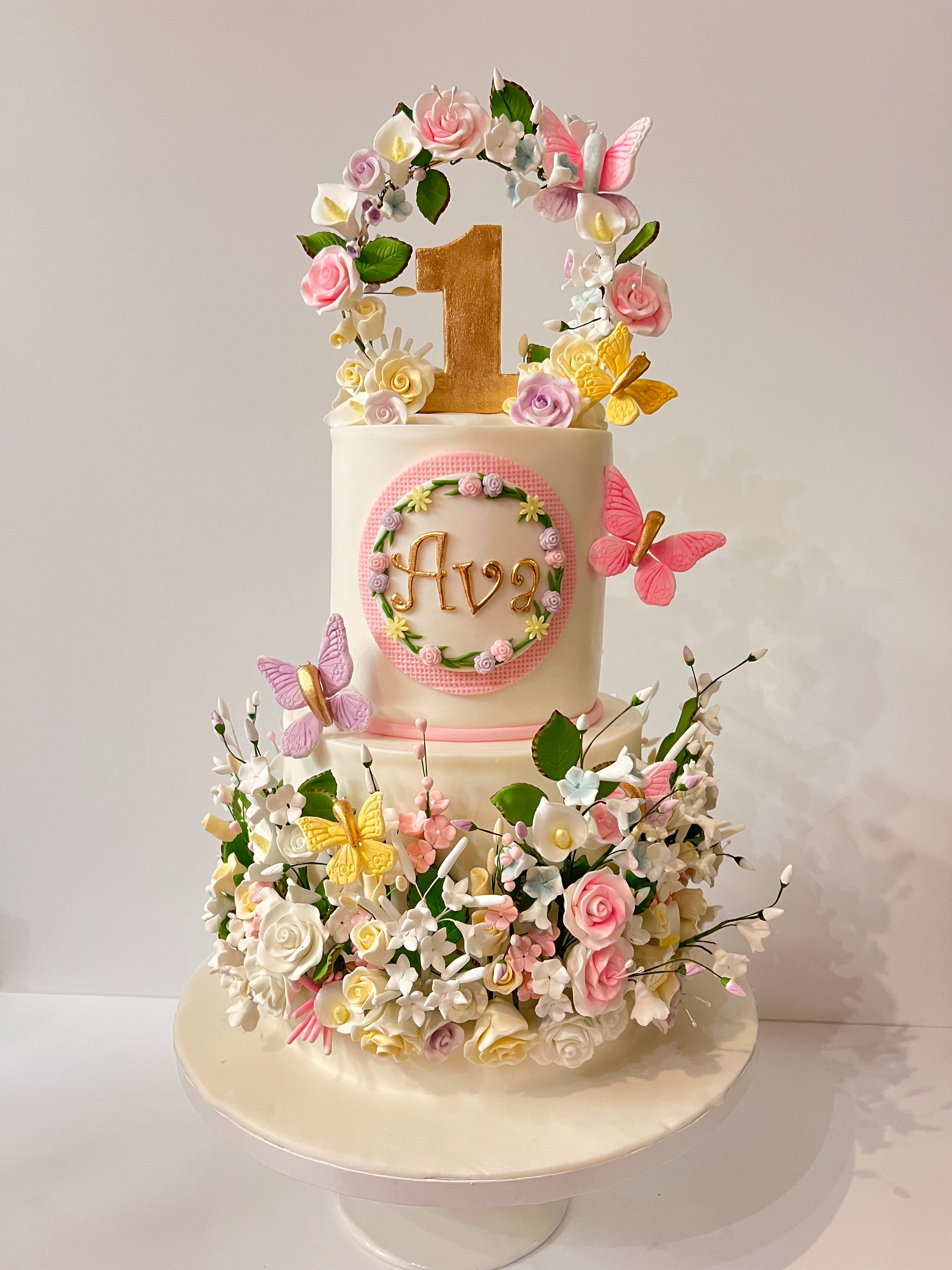 2-Tier Custom Cake for up to 40 Guests