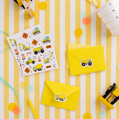Under Construction Sticker Set
