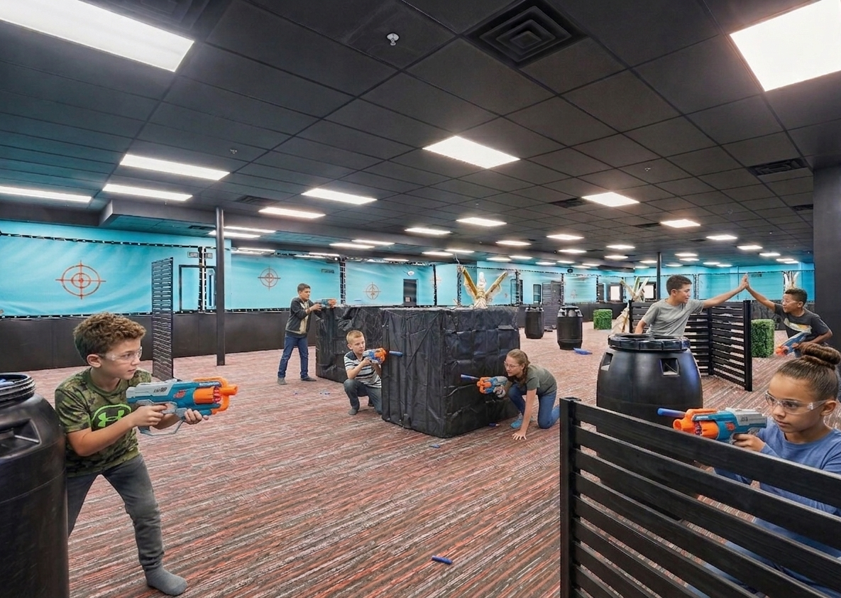 NERF Birthday Party: Convoy (party for 7-12 players)