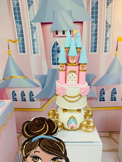 3-Tier Custom Cake for Up to 60 Guests
