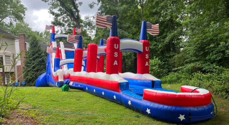 22' All American Water Slide w/ Slip N Slide