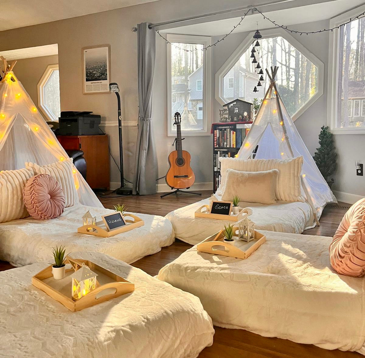 Themed Slumber Party Teepees by Cozy Corner Sleepovers