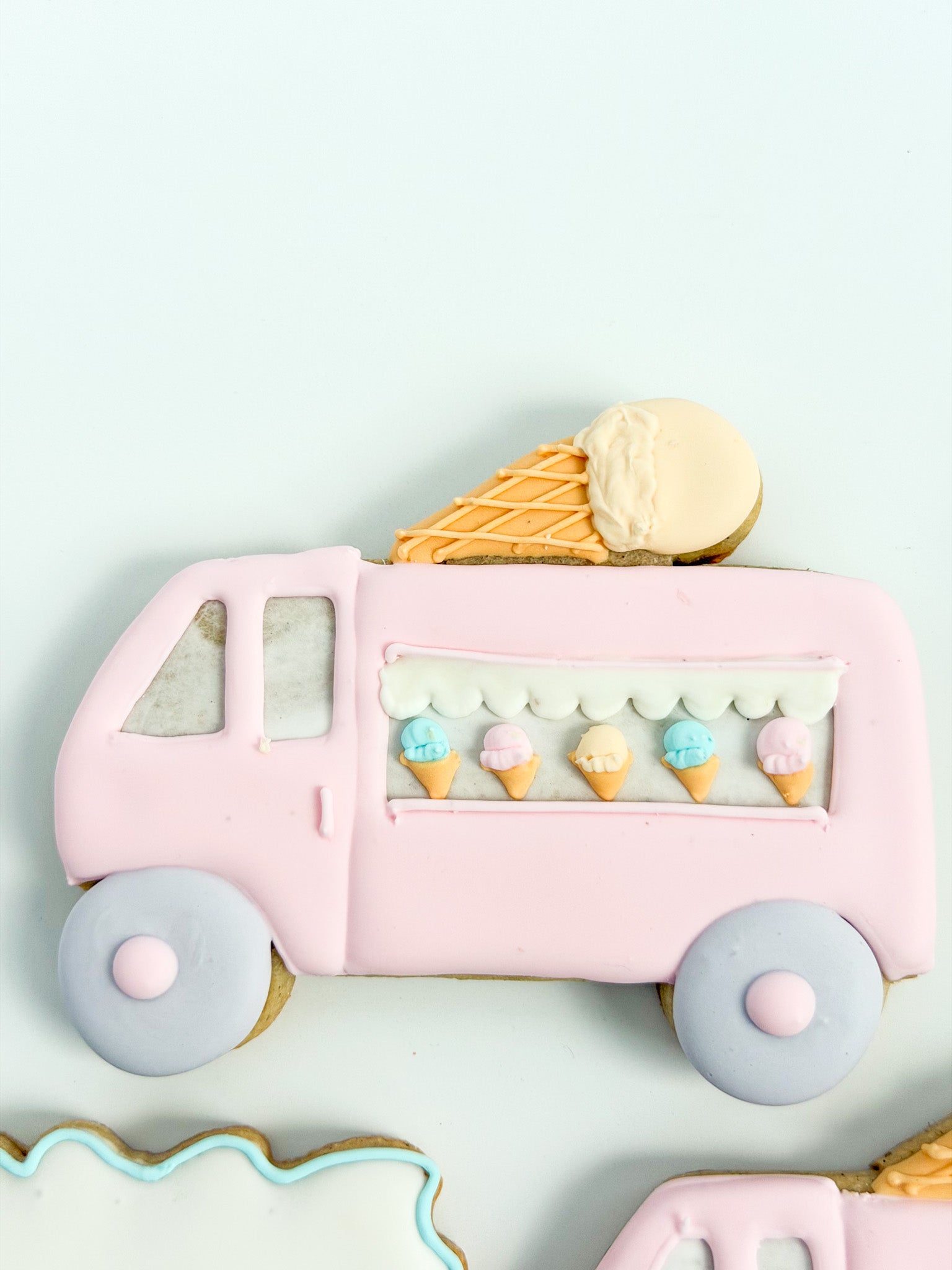 Custom Ice Cream Cookies | Personalized Birthday Sugar Cookie Set