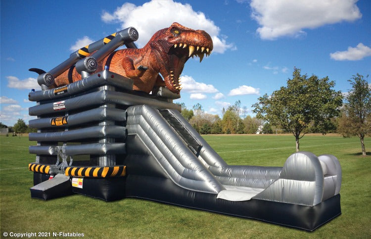 T-Rex XL Bounce and 15′ Slide