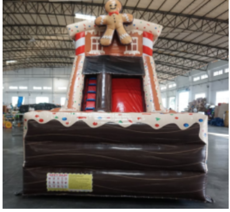19' Gingerbread House Dry Slide