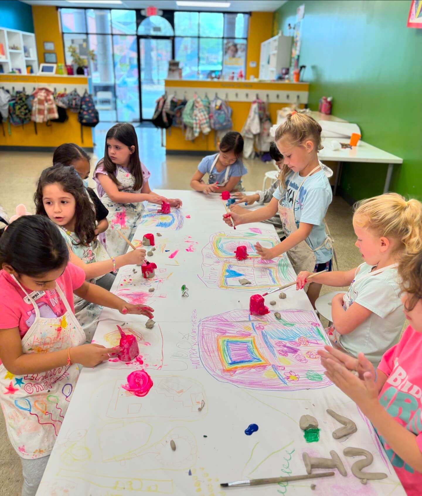 Arts and Crafts Birthday Party Atlanta | Confetti Jar