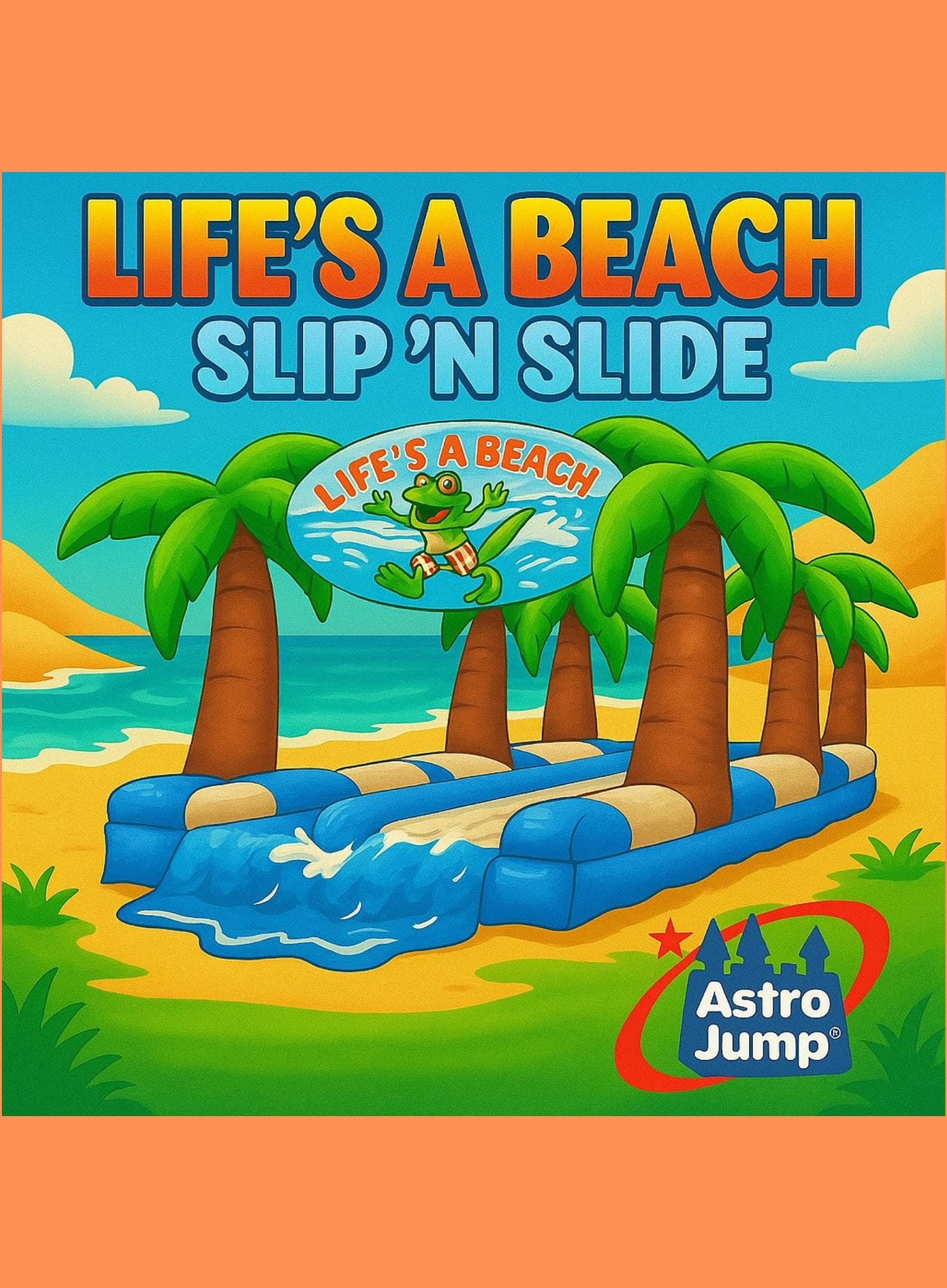 Life's a Beach Slip 'n Slide' from Astro Jump Atlanta