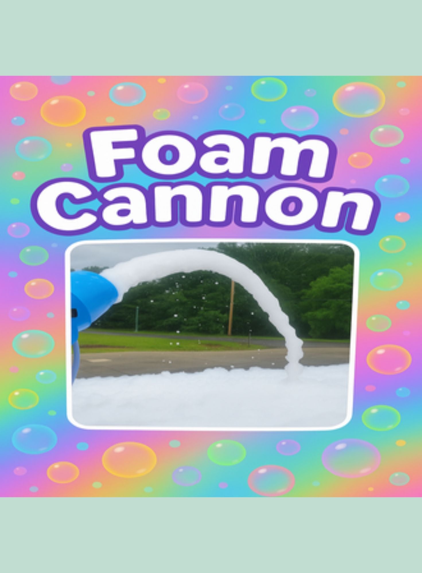 Foam cannon rental Atlanta | Confetti Jar