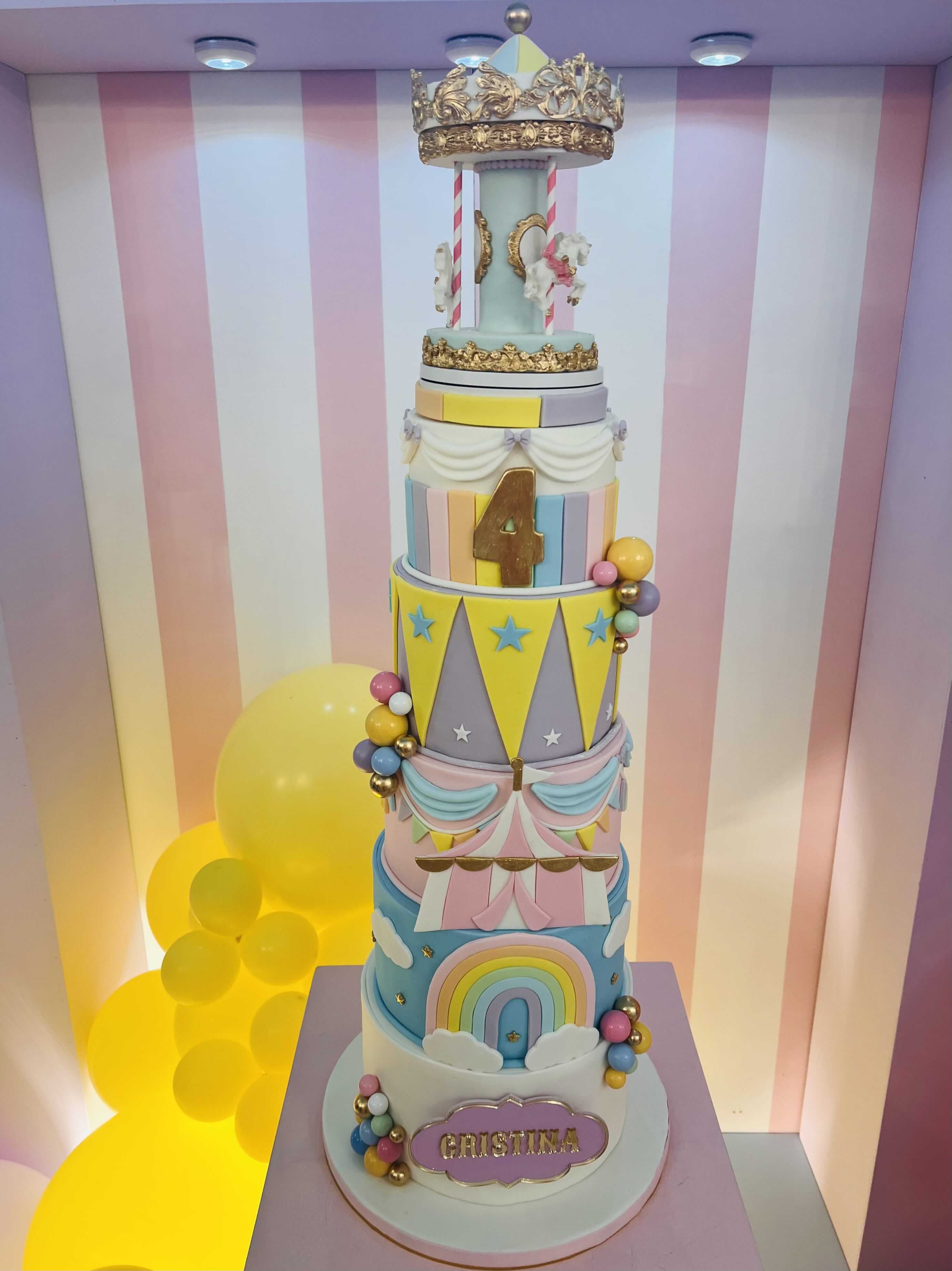 Birthday Cakes Atlanta | Princess Theme | Confetti Jar