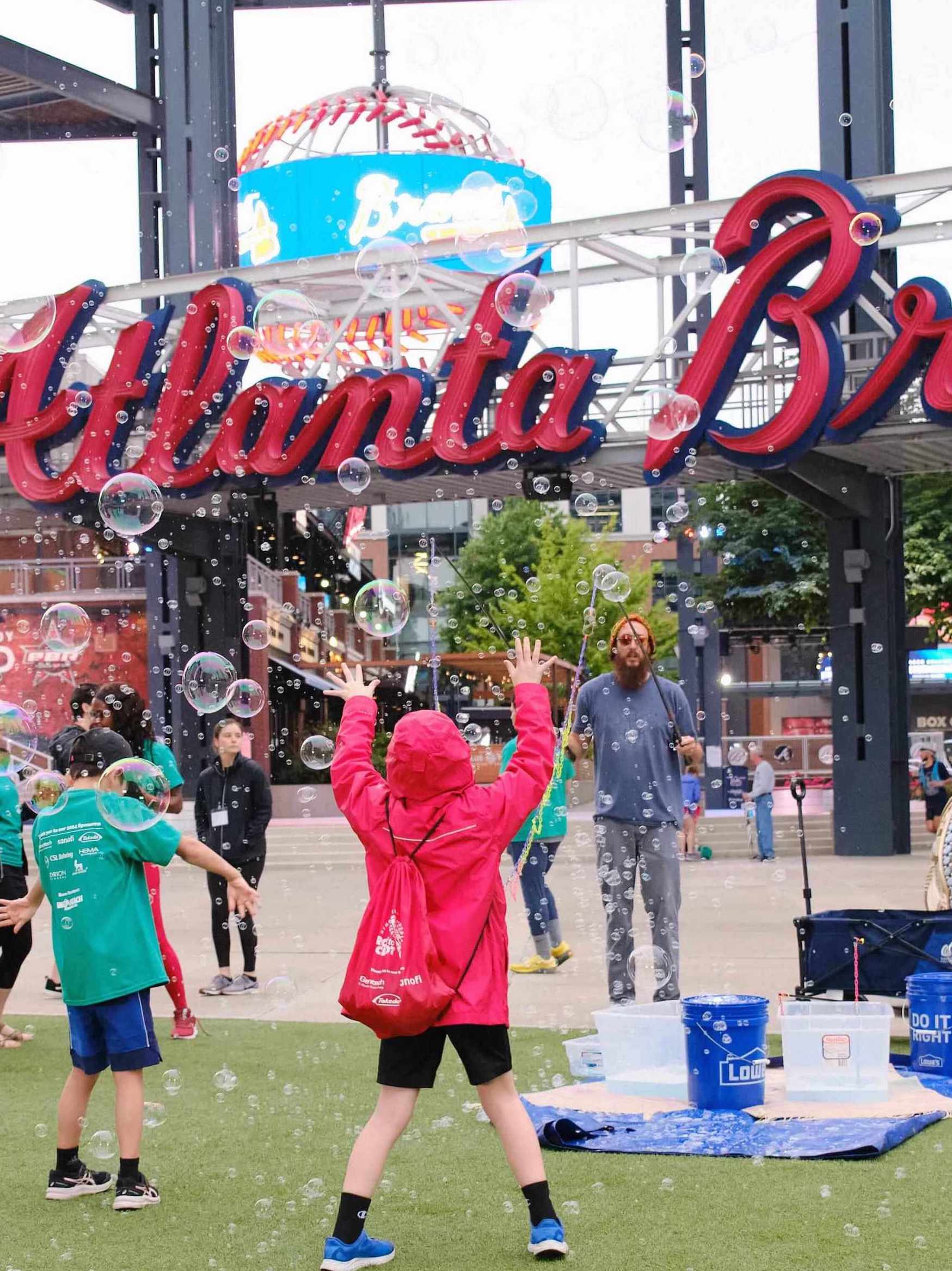 Bubble Show at Braves Game - Confetti Jar